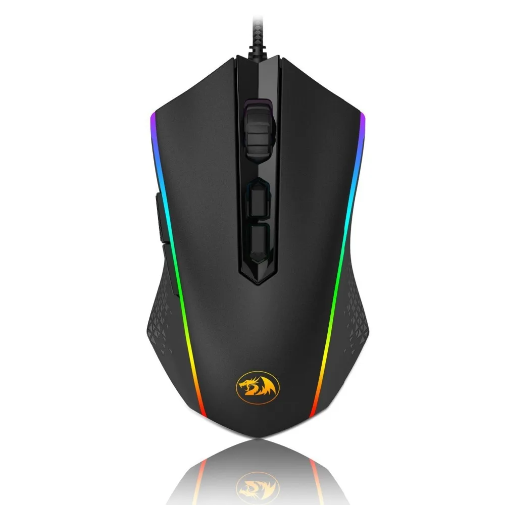 M711 Chroma 10000 DPI wired gaming mouse programmable 16.8 million RGB backlight 7 button optical LED PC lol | Компьютеры и офис