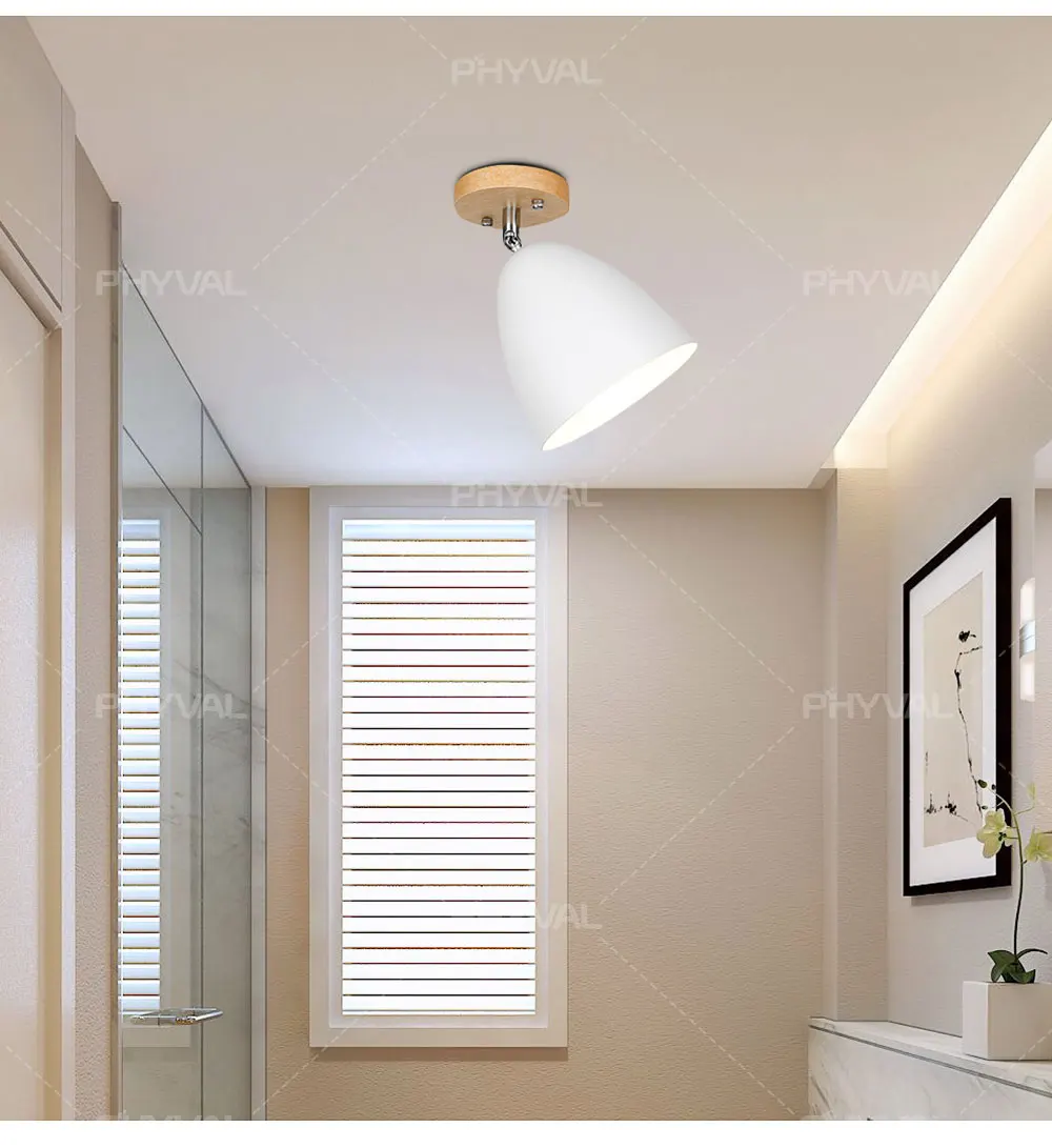 Скандинавский светодиодный потолочный светильник, современный простой потолочный светильник для гостиной, спальни, кабинета, украшения, светильники, подсветка потолка для кухни
