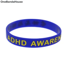 OBH 50 шт СДВГ головоломка осознания силиконовый резиновый браслет для Chrity события