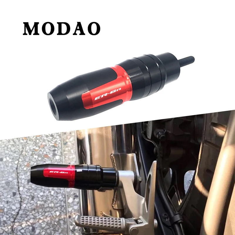 

Motorcycle parts exhaust parts crash pad fall protection CNC aluminum for KAWASAKI NINJA ER-6N ER6N ER 6N Accessories