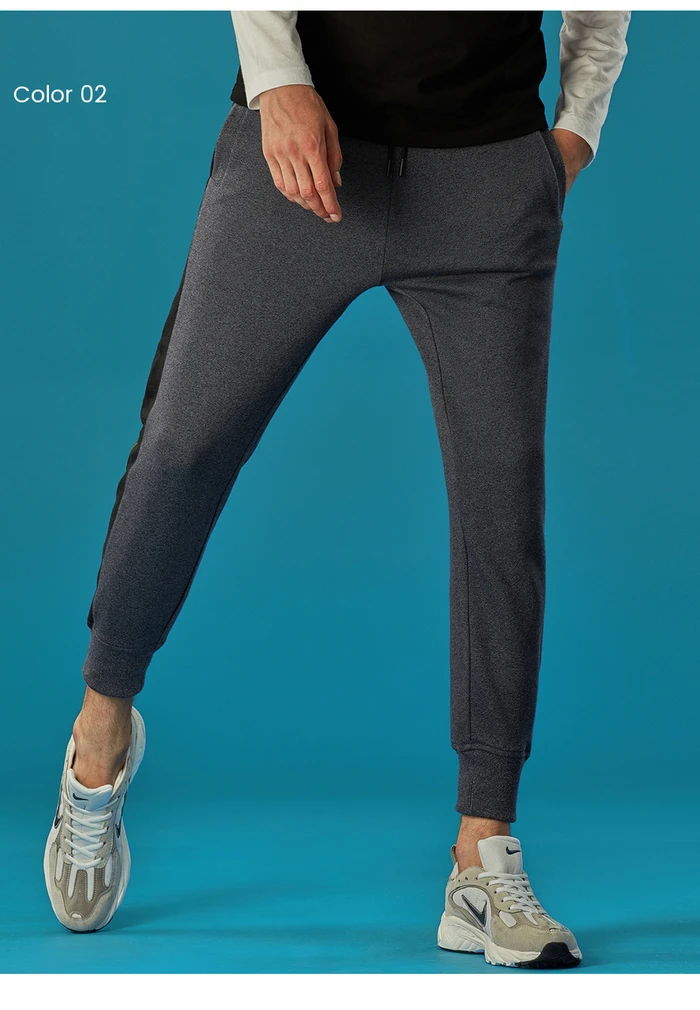 Giordano мужские спортивные эластичные брюки на резинке со шнурком,имеется три варианта данной модели