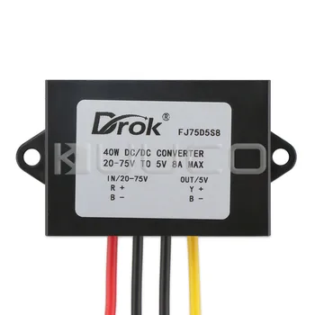 

40W Power Supply Module DC 20V~75V to 5V 8A Car Converter/Voltage Regulator/Power Converter/Adapter/Driver Module