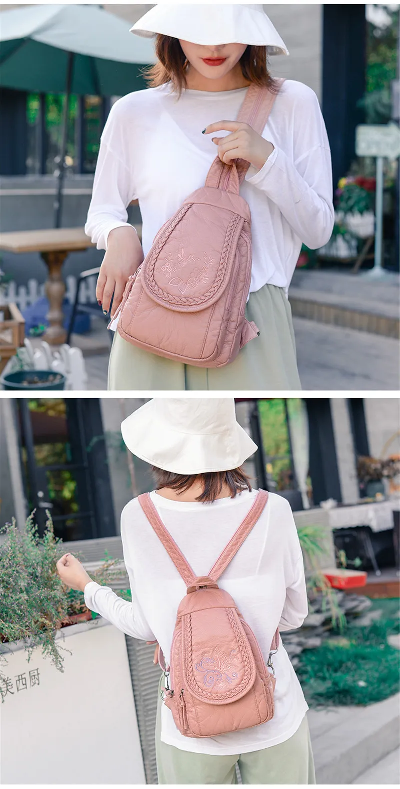 Pu de Couro Mochilas para As Meninas