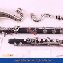 Низкий с) бас кларнет Bb ключ жесткий бакелит корпус никелированный