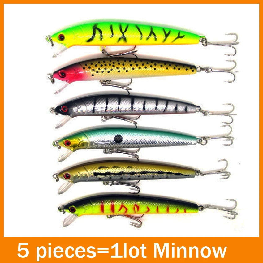 Free Shipping 6 pieces/lot 95mm 9g Fishing Lures Minnow Crankbait Crank Bait Bass Tackle Treble Hook Fishing tackle Free Shipping 6 pieces/lot 95mm 9g Fishing Lures Minnow Crankbait Crank Bait Bass Tackle Treble Hook Fishing tackle