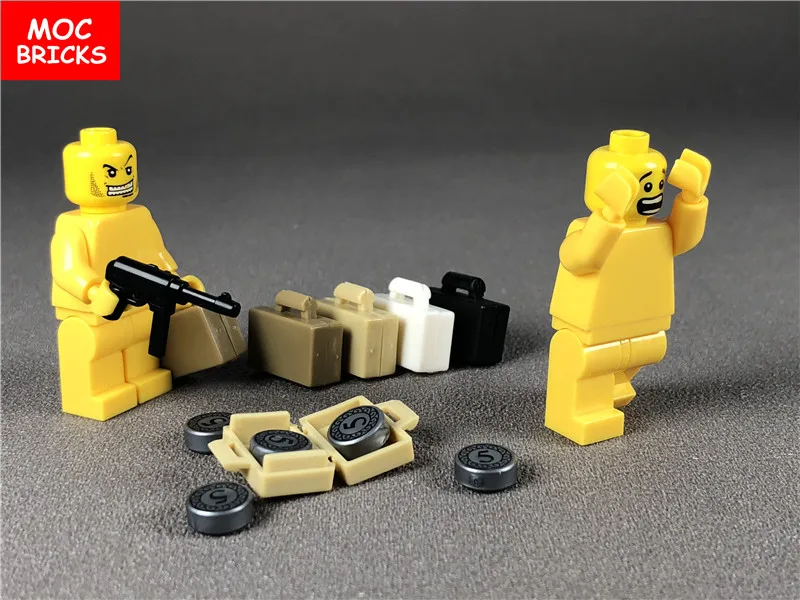10 шт./лот кубики Moc посуда портфель/чемодан подходит с 4449 Обучающие Строительные
