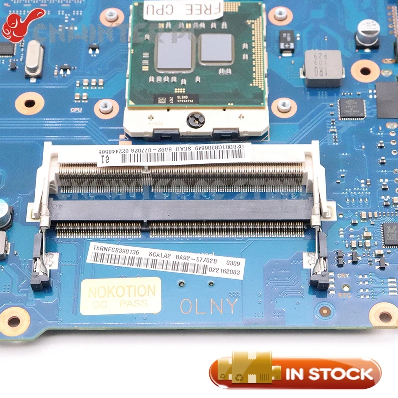 NOKOTION BA92-07702A BA92-07702B BA41-01432A BA41-01433A BA41-01434A لسامسونج NP-RV411 RV411 اللوحة المحمول HM55 DDR3