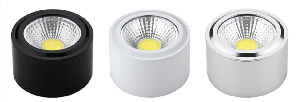 

Dimmable Led COB Ceiling LED Downlight 7W 45 degree Rotating 85-265V Warm / white surface mounted Indoor Lighting