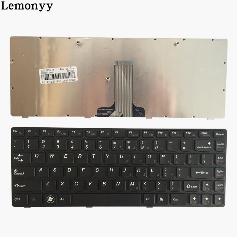 buy New US Laptop Keyboard for Lenovo G475 V470 G470AH G470GH B470 G470 black English Keyboard