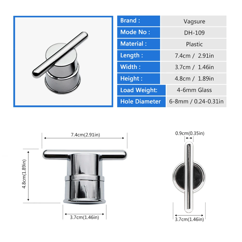 2Pcs/Lot Electroplated Plastic Single Hole Shower Room Accessories Door Knob Handles For Interior Furniture Shower Cabin 2Pcs/Lot Electroplated Plastic Single Hole Shower Room Accessories Door Knob Handles For Interior Furniture Shower Cabin
