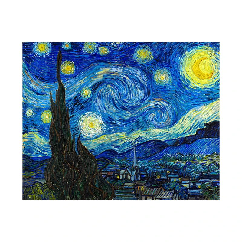 Vincent van Gogh звездное небо абстрактный Классический стиль холст Художественная