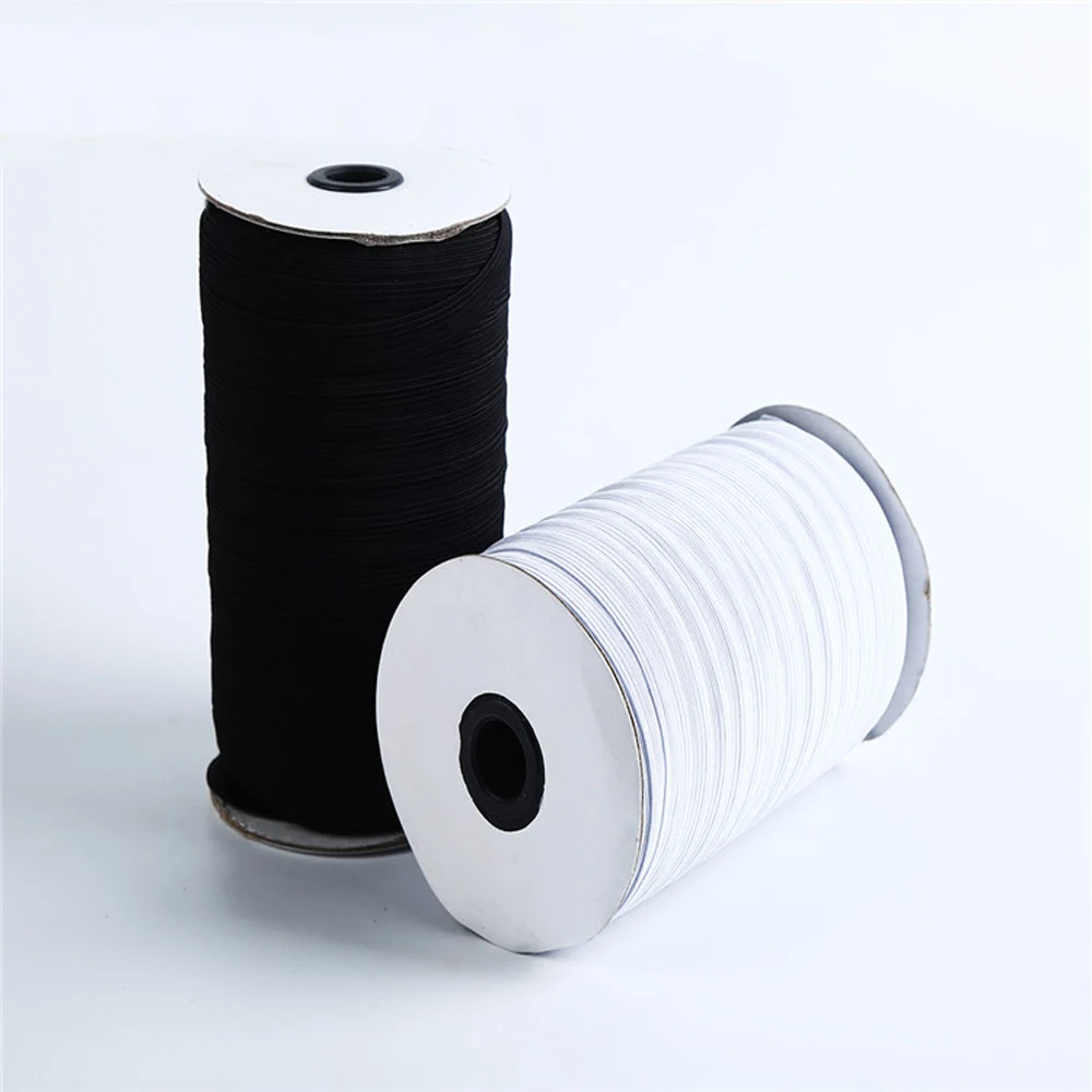 2 Wide 5 Meters Long Black Springy Stretch Knitting Elastic Band Spool With High Elasticity by Hongxin LAttice