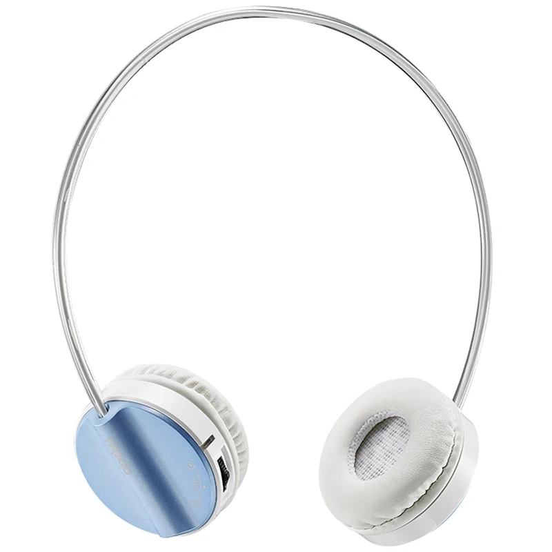Оригинальная стереогарнитура Rapoo H6020, Bluetooth, беспроводная гарнитура Bluetooth 4,1, наушники, гарнитура с двумя режимами, Hi-Fi наушники - Цвет: Синий