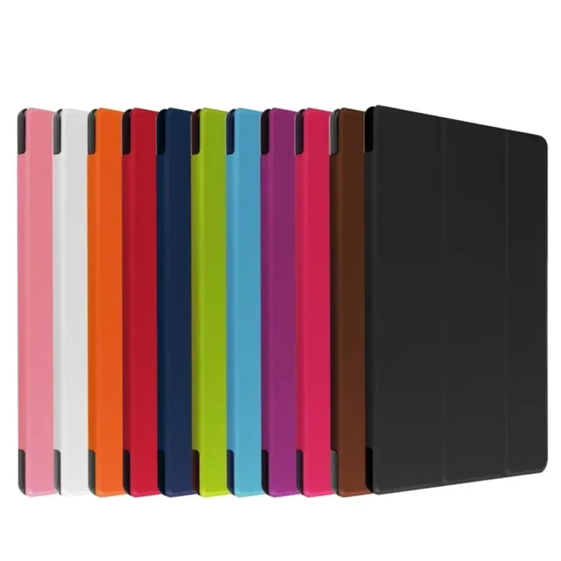 For Huawei MediaPad M2 801W  803L Cases Tri-Folded Stand PU Leather Full Body Protective Shell Book Style Tablet Cases Covers (48)