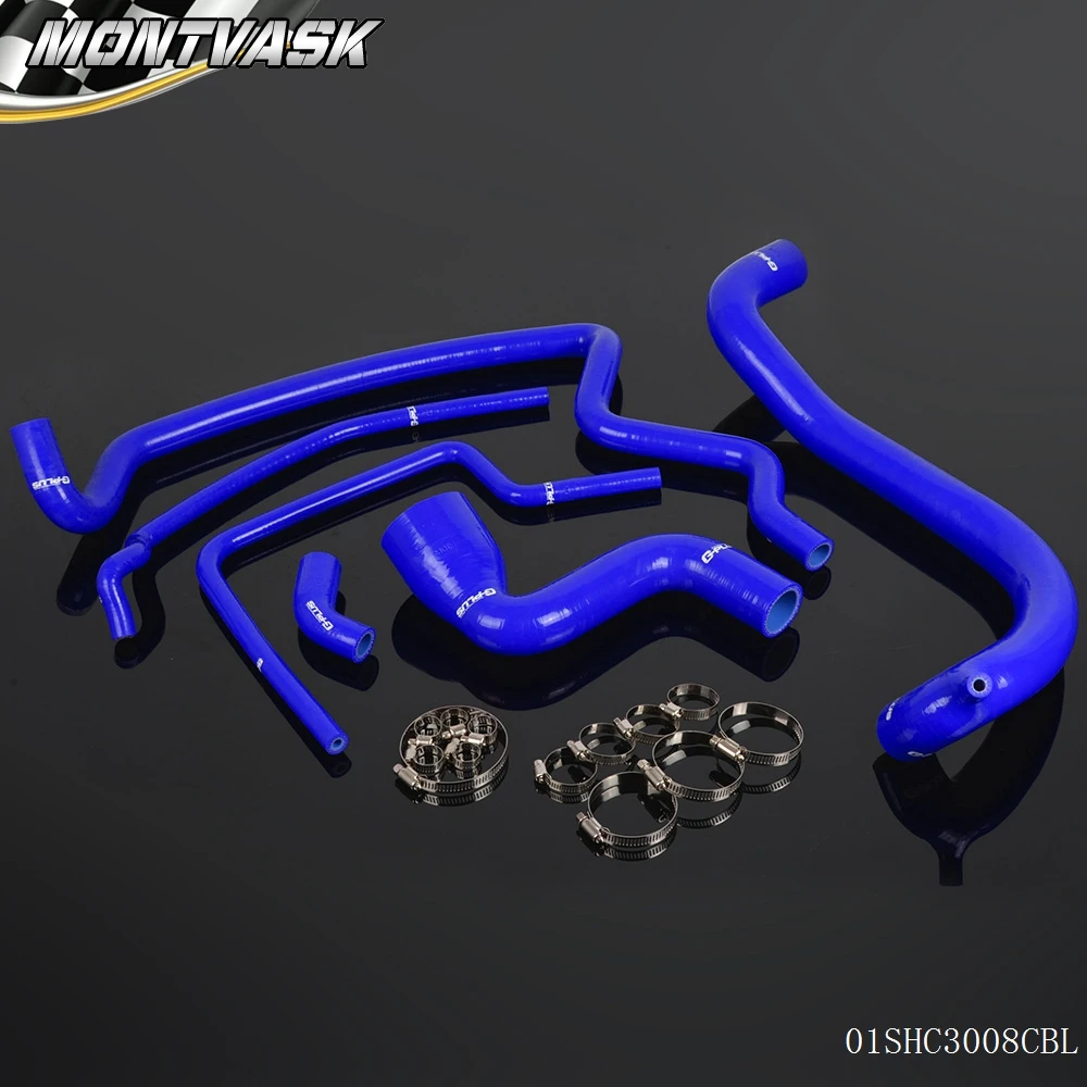 Gplus Silicone Radiator Pipe Kit For Porsche 944 With Bleeder In Upper Hose 6pcs Hoses