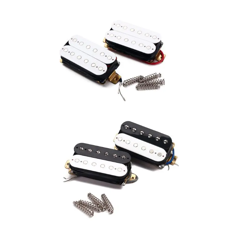 

OOTDTY Guitar Pickup Humbucker Neck and Bridge for ST 6 String