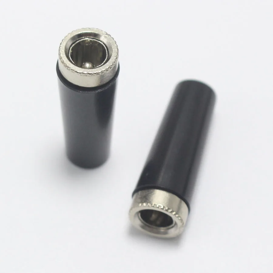 1 шт. новый черный 5 5*2 мм DC разъем питания ABS x 2 гнездовой DIY ремонтный адаптер|female dc
