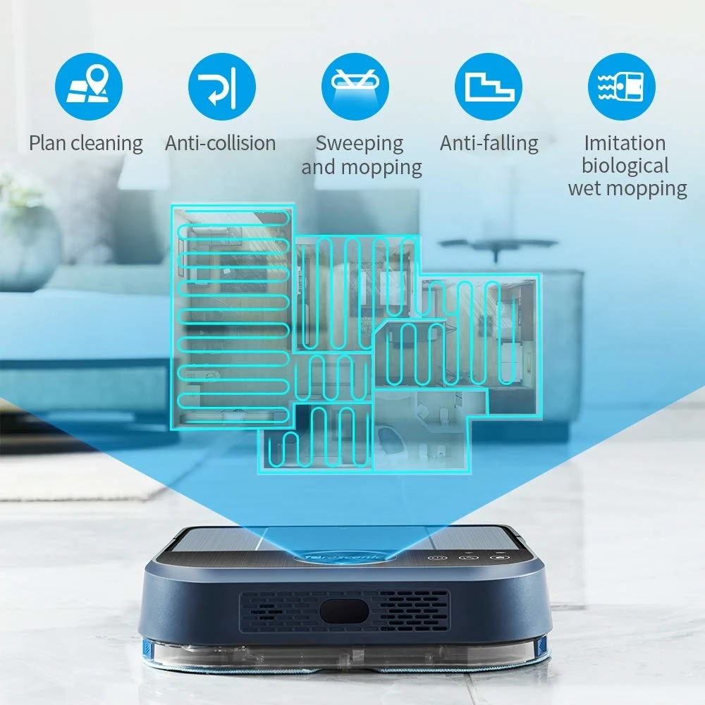Proscenic 880L Robot Vacuum Cleaner for Home Automatic Sweeping Dust Sterilize APP Smart Planned Washing Mopping Proscenic 880L Robot Vacuum Cleaner for Home Automatic Sweeping Dust Sterilize APP Smart Planned Washing Mopping
