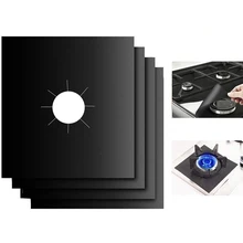 1 шт. газовые протекторы для плиты многоразовые газовые плиты горелки крышки лайнер коврик пожарные травмы защитные триветы кухонные специальные инструменты