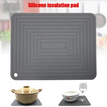 1 шт. складной силиконовый изоляционный коврик для столовых приборов, термостойкий Противоскользящий коврик для обеденного зала, кухонного стола, коврики для чашек Hogard