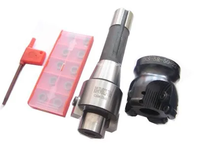 R8 7/16 Milling Arbor +TRS8R 63-22-4T Face end mill +10pcs 8R RDMX1604MOTN carbide insert CNC milling lathe tool R8 7/16 Milling Arbor +TRS8R 63-22-4T Face end mill +10pcs 8R RDMX1604MOTN carbide insert CNC milling lathe tool