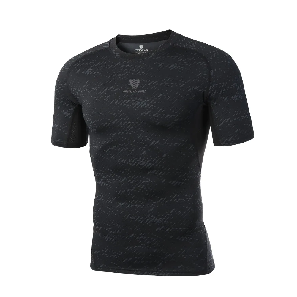 Running t shirt Mens Fitness Short Sleeves T Shirt Men Bodybuilding