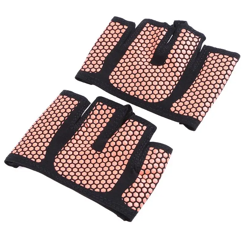 1 Pair Anti-skid Men & Women Dumbbell Weight Training Gym Gloves Body Building Exercise Training Sports Fitness Gloves Cross Fit