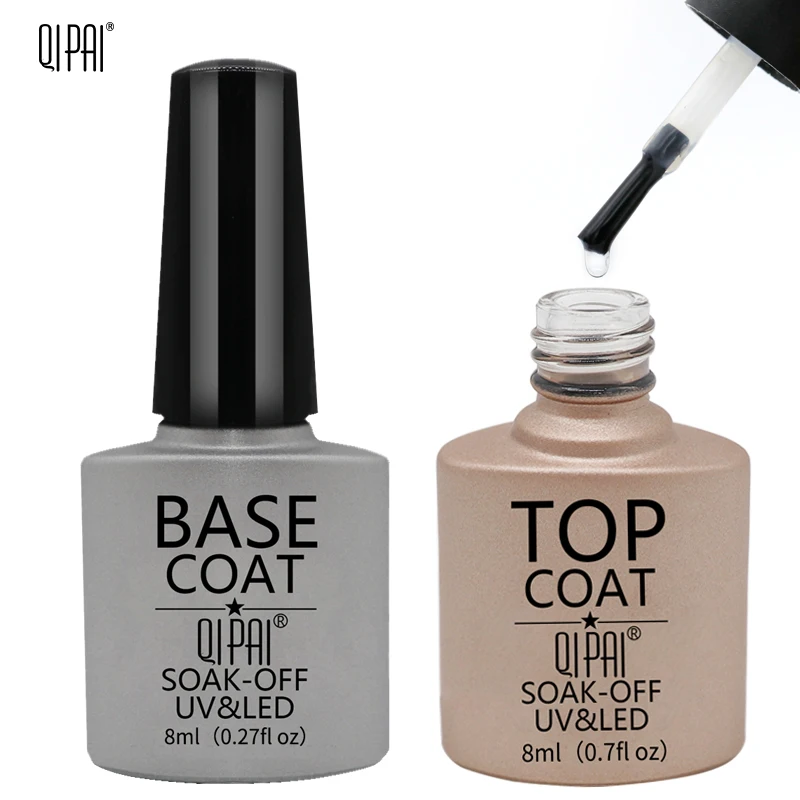 

Top Base Coat UV Gel Nail Polish Long Lsating Gel Lacquer Nail Art Base Coat Basic Top Coat Varnish Soak Off LED UV Gel Primer