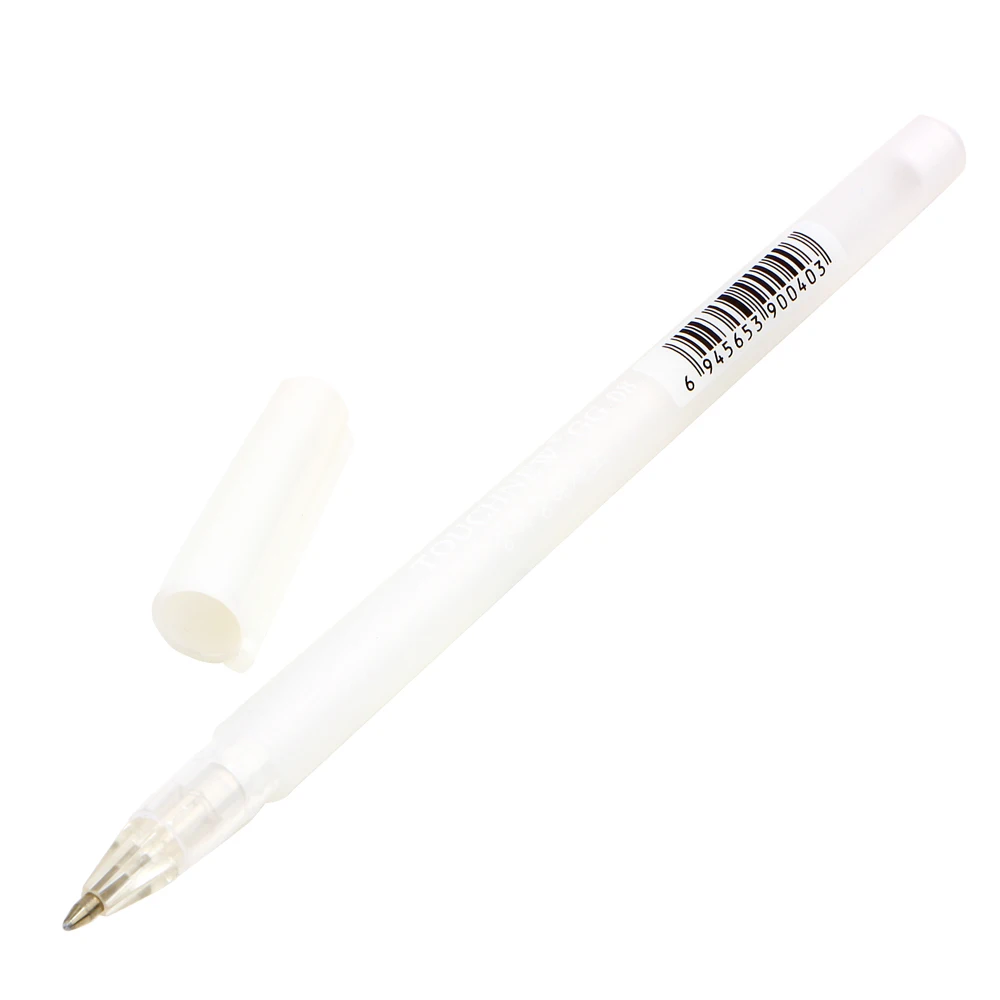 4 шт./лот 0,8 мм белыми чернилами Цвет фотоальбом гель ручка, канцелярские принадлежности для офиса милые ручка унисекс Свадебные детская