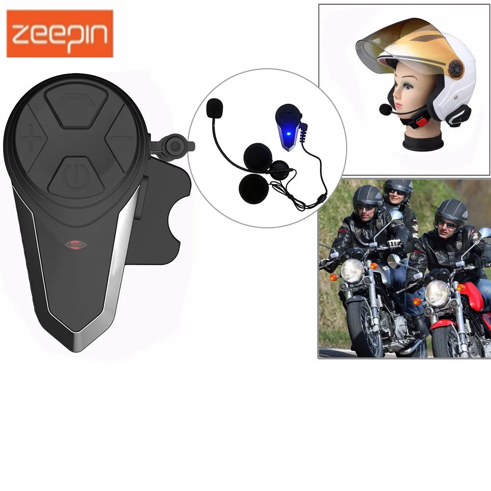 

1PC BT - S3 1000m Motorcycle Intercom Bluetooth Helmet Headset FM BT Interphone Moto Intercomunicador+Mic for Group Intercom