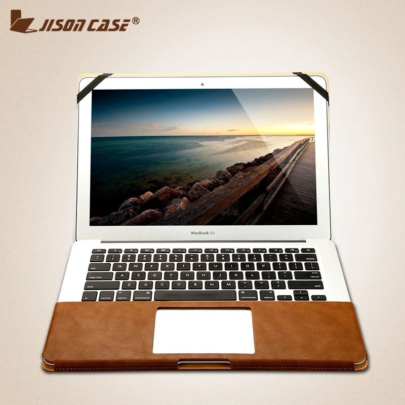 Jisoncase Laptop Cases for MacBook Air 11 inch Case PU Leather Luxury