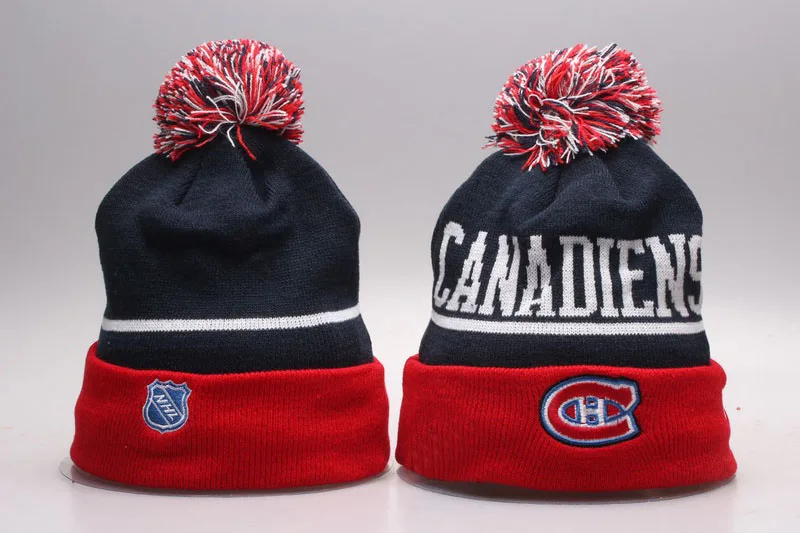 Хоккей спортивная команда cap монреаль канадиенс d'hiver casquette зима теплая манжетой