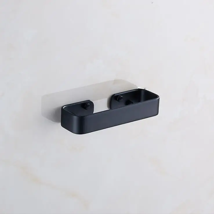 Kaufen Solide Raum Aluminium Schwarz Handtuch Bar Einzigen Handtuch Rack Bad Matte Schwarz Wand Montiert Handtuch Halter 20 30  40 50 60 cm