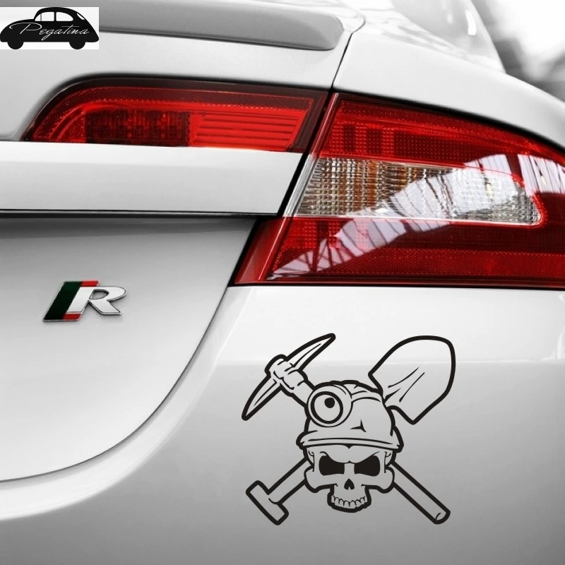 Pegatina عامل منجم عامل ملصقا الذهب الاندفاع صائق الملصقات الفينيل صور مطبوعة للحوائط ديكور جدارية التزلج ملصقا