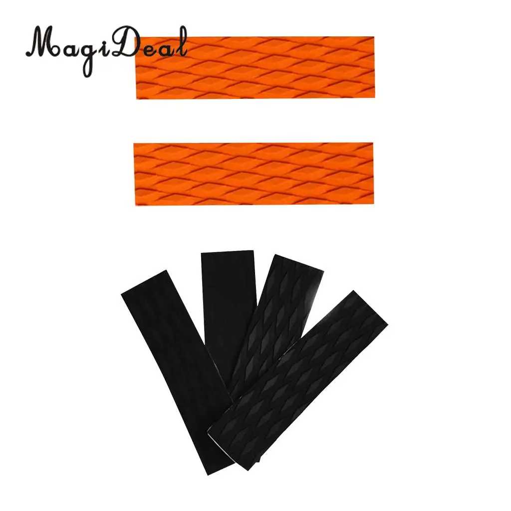MagiDeal 6 Pieces Non-slip EVA Surf SUP Surfboard Skimboard Traction Pad Bar Grip Mat Water Sports Surfing Deck Grip Mat Pads