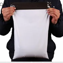 Пользовательский логотип белая рассылка полиэфирного мешка пластиковый Экспресс сумки-конверты Полиэтиленовые пакеты Печать почтовые курьерские Сумки