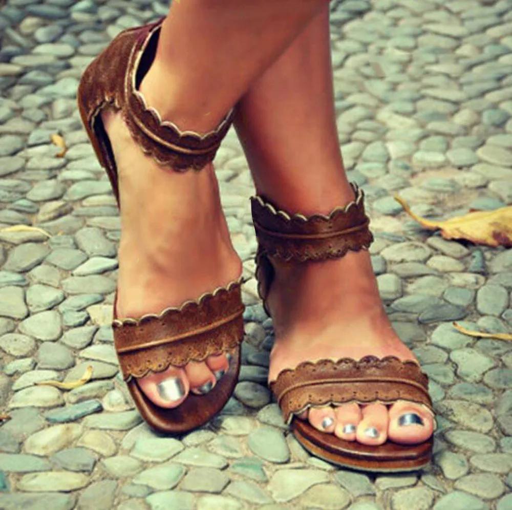 Pandaie Womens .. Sandals Summer Womens Shoes Fish Mouth Roman Shoes Casual Flat Sandals Ladies Sandals