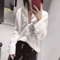 Cakucool New Women Full Sequins Blouse Long Sleeve Beading Blusa Loose Novelty Bling Shiny Blouse Shirts Autumn Tops White Femme
