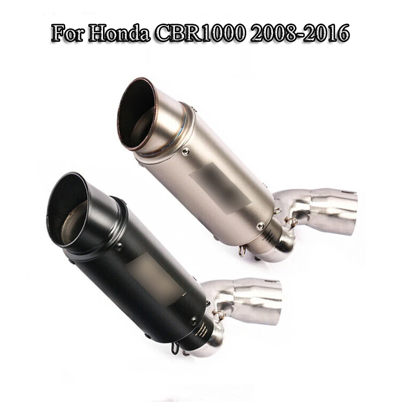 

For Honda CBR1000 2008-2016 Slip On Motorcycle Exhaust Silencer Muffler Tail Tube+ Middle Link Pipe With DB Killer Moto Modified