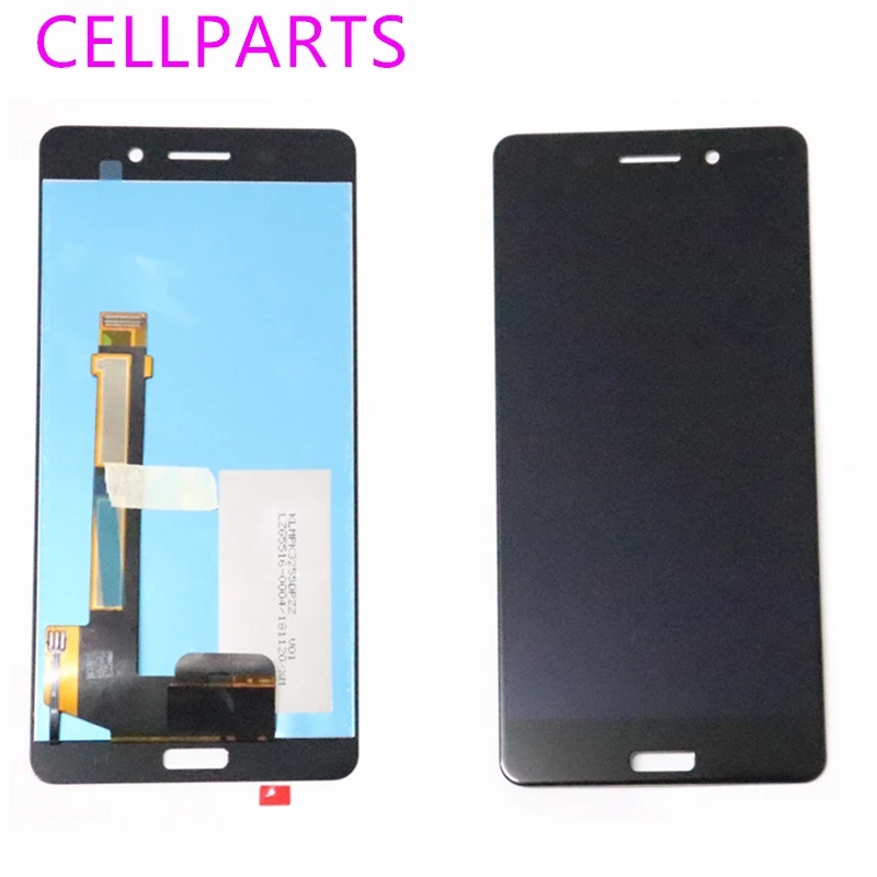 

CELLPARTS For 5.5" Nokia 6 N6 LCD Display Digitizer Touch Panel Screen Assembly For TA-1021 TA-1033 TA-1025 LCD + Free Tools