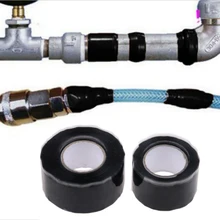 Seal Leaky Hoses Tapes Pipe Tubing Silicone Black Accessory Strong Rubberized Sealant Bonding Repair