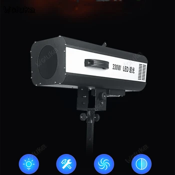 

Follow Spot light 330W New LED Chasing Lamp Wedding Performance Stage Lighting Equipment High Brightness Clear imaging CD50 W01