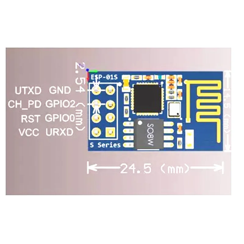ESP 01S esp8266 Серийный порт к WIFI модулю промышленный низкомощный беспроводной