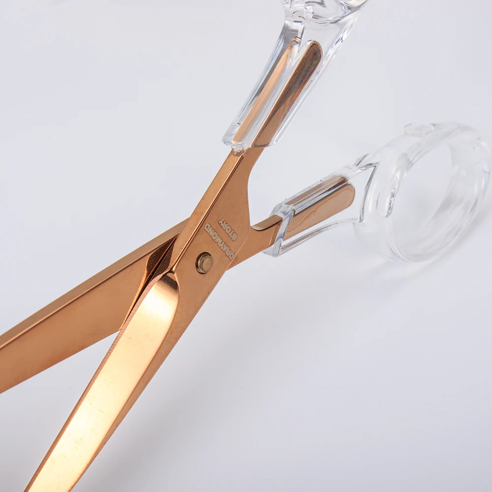 Clear Acrylic Gold Scissors