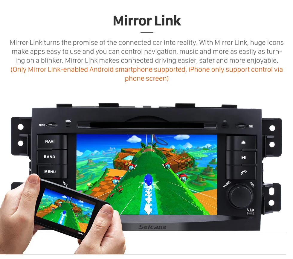 Excellent Clearance Seicane 4GB 8-Core Android 8.0 7inch GPS Car Radio For 2008-2015 KIA BORREGO DVD Multimedia Player 1080P Video Stereo 11