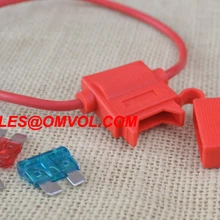 Средний лезвие автомобиль предохранитель+ водонепроницаемый авто держатель предохранителя