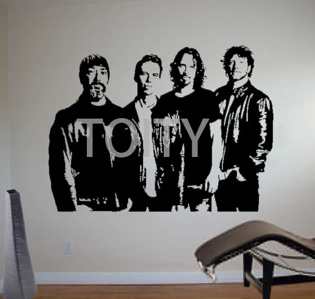 

Soundgarden Wall Poster Sticker American Rock Band Vinyl Decal Chris Cornell Music Mural Home Room Wall Art Decor