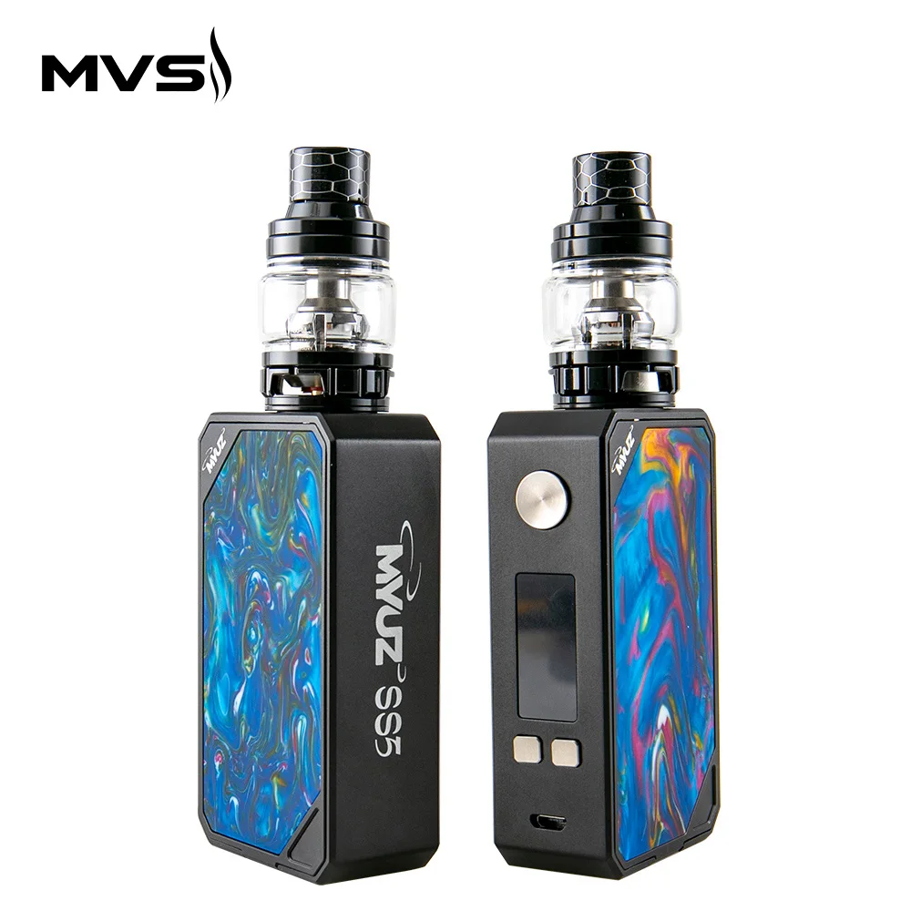 Оригинальный набор MyVapors Myuz SS5 220 Вт с атомайзером 6 5 мл + M/SS5 N Головка Катушки VS drag 2