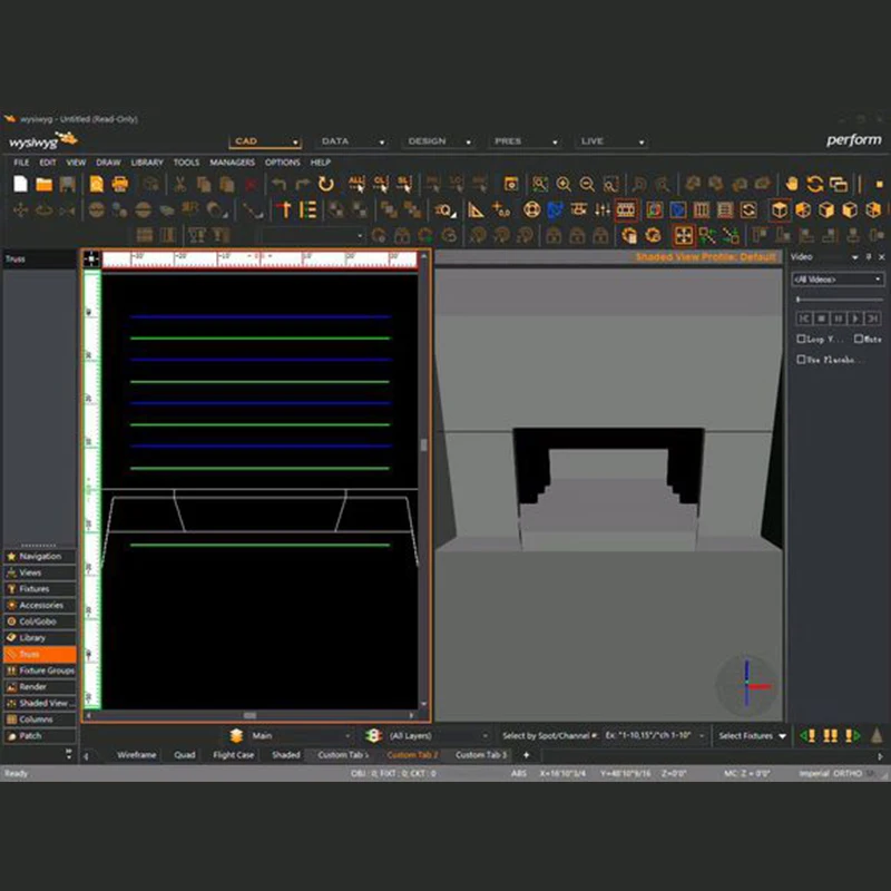 

WYSIWYG Release R40 perform Professional stage software good for DJ stage show
