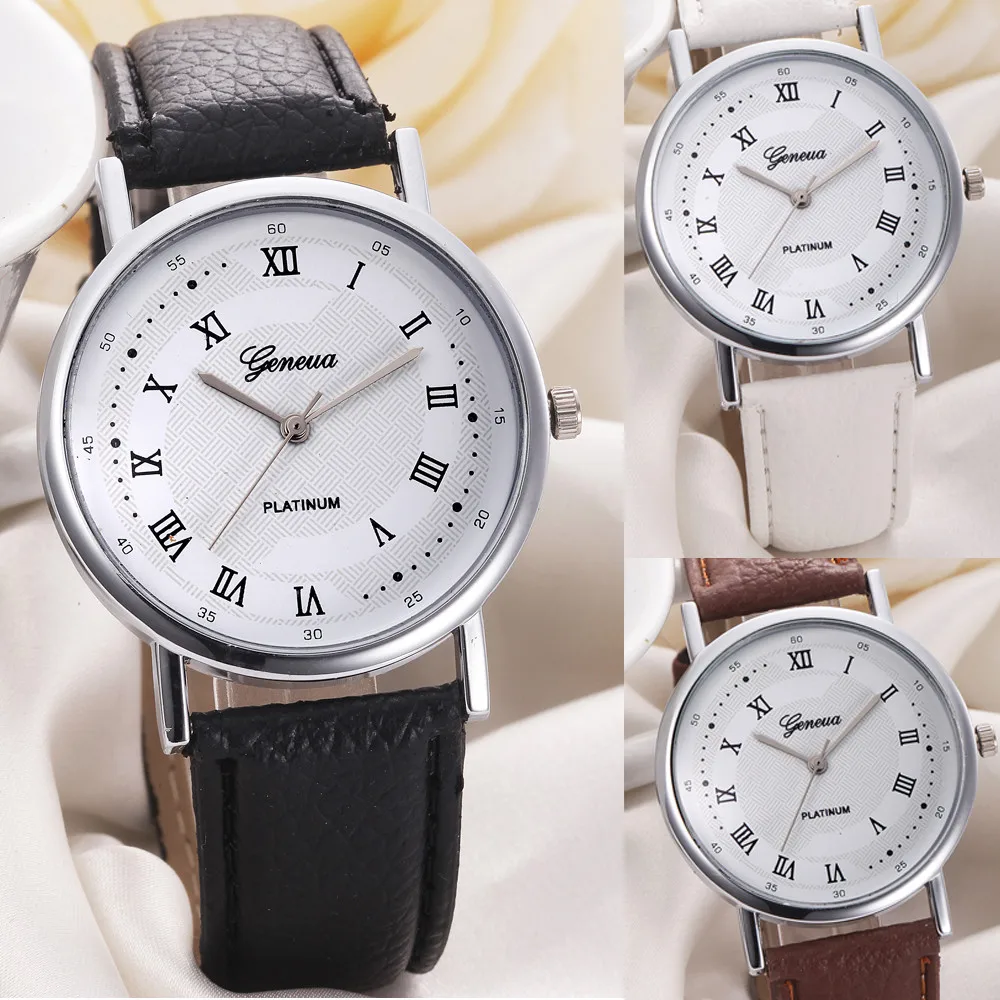 

2019 New Arrival Gofuly Women Infinity Love Gofuly Unisex Leisure Dial Leather Band Analog Quartz Wrist Watches Hot Sales